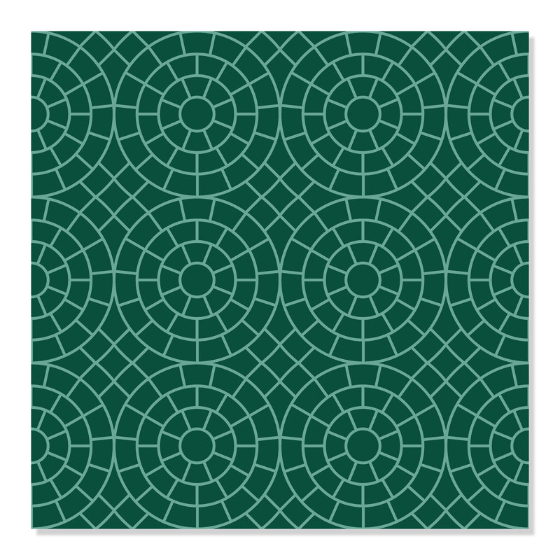 Panneau de papier peint adhésif Abbondanza, l 24 po x L 48 po, Vert