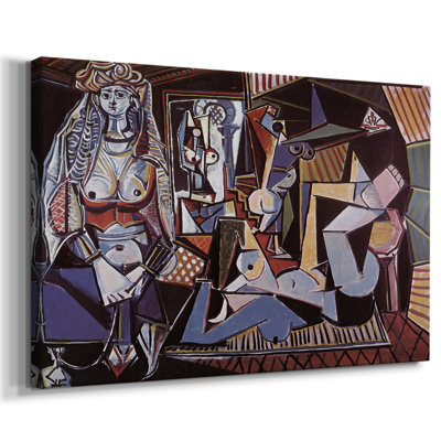 Les femmes d'Alger (Les Femmes d'Alger, version «O») - Pablo Picasso - Toile tendue avec châssis - 1955