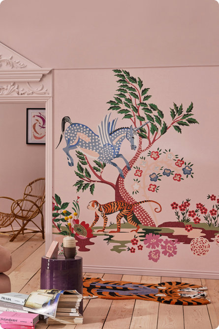 mural wallpaper animals