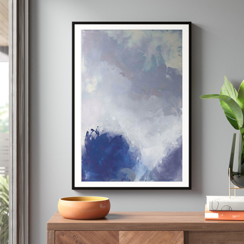 Peinture Sugar Plum Dust I par Julia Contacessi - peinture encadrée, Noir, H 8 po x l 12 po