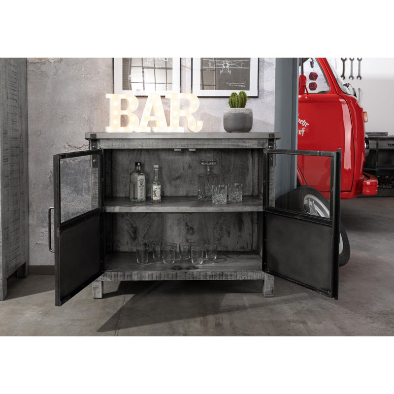 Heavy Industry 100cm Sideboard, Grey