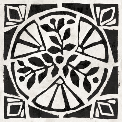 «Woodcut Christmas» - Peinture sur toile tendue