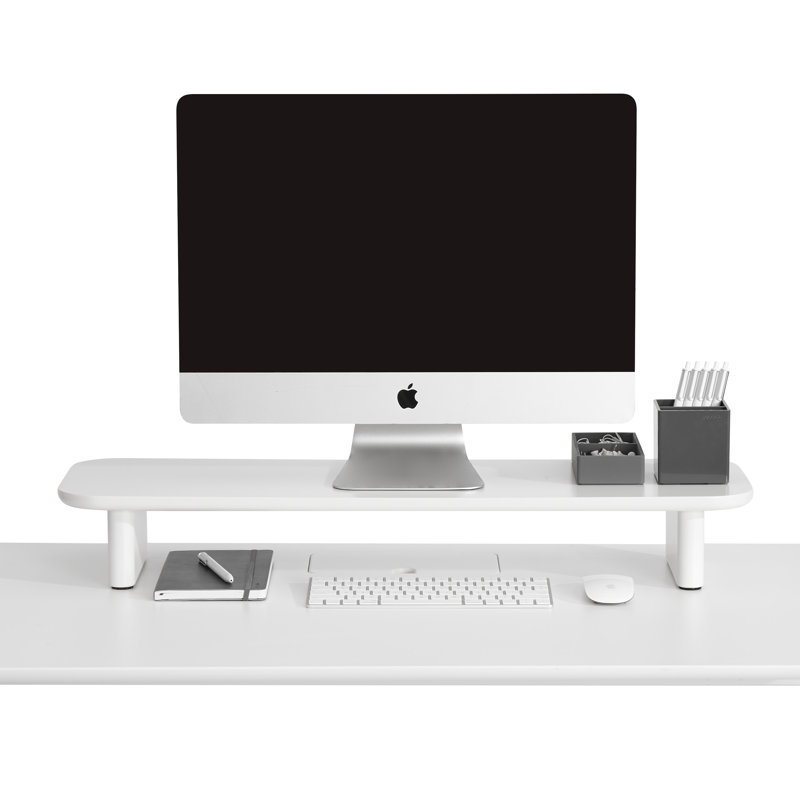 Key Monitor Riser, White
