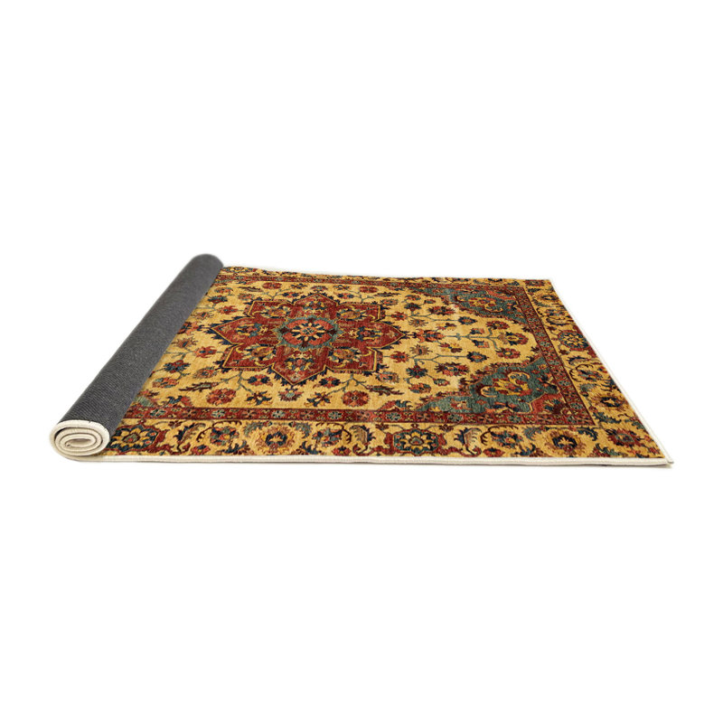 Tapis abstrait moderne 3550, Rond 5 pi