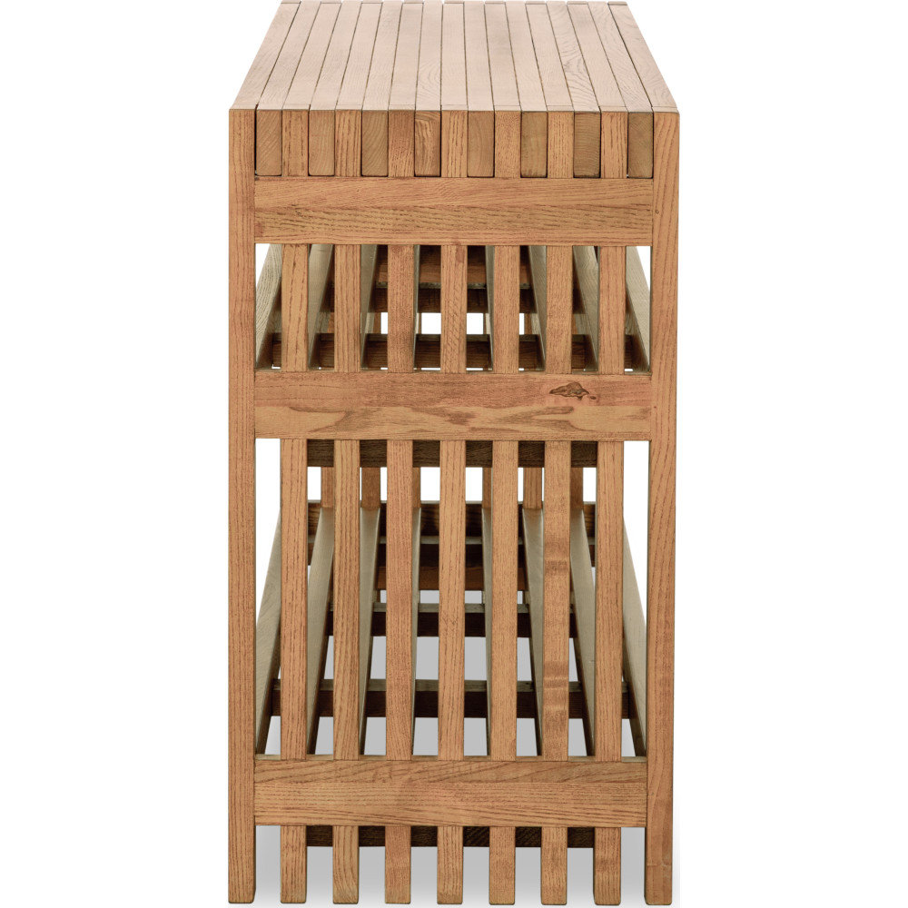Finnian Console Table, Natural Wood
