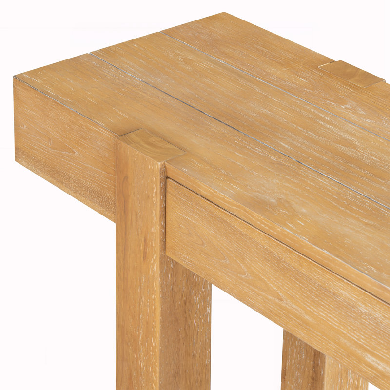 Table d'entrée en bois pour les entrées et les salons, Naturel
