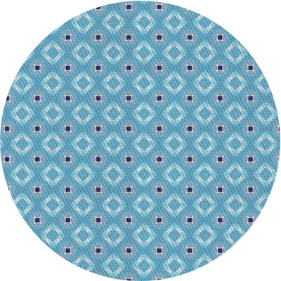 Tapis de zone bleue à motifs