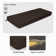 Coussin de banc de siège de qualité supérieure de 2 po personnalisable pour une utilisation intérieure / extérieure