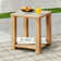 Tiaka 2-Person Swivel Rattan Outdoor Seating Group With Side Table