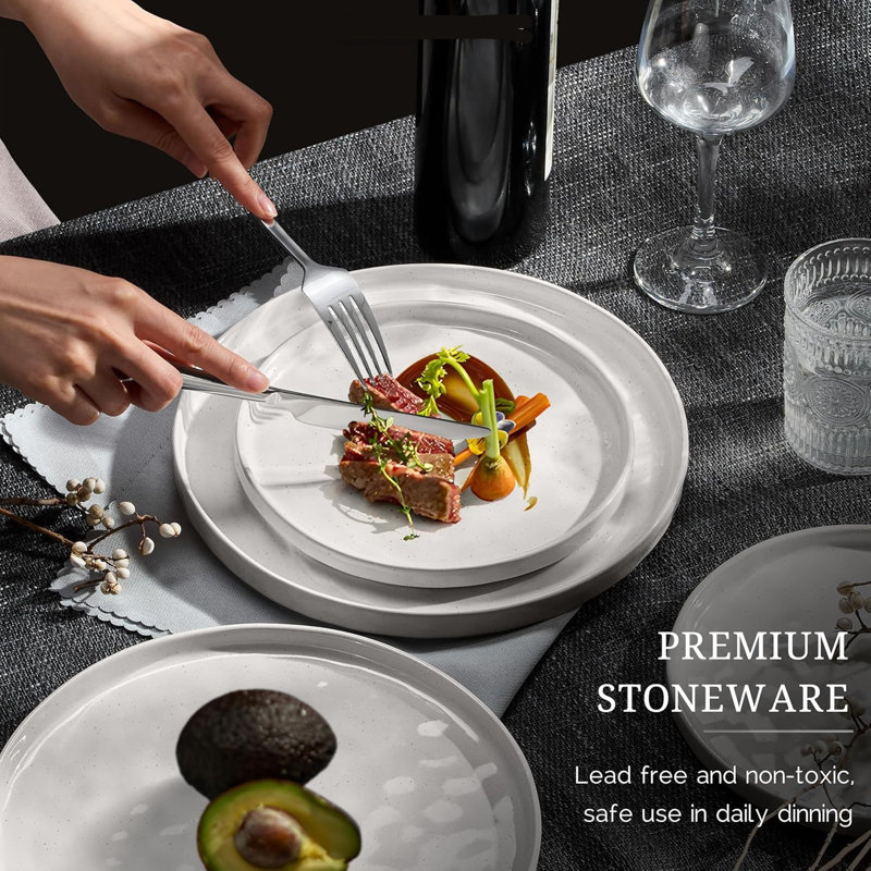 Stoneware Dinnerware Set 12 Piece - Service for 4