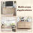 8 Drawer Dresser For Bedroom, 65in Large Long Drawer Dresser with Deep Drawers, Rustic Wood Wide Chest of Drawers with Large Capacity, Storage Dressers for Bedroom, Living Room, Hallway-1419888637