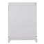 Commode moderne blanc laiteux