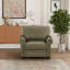 Chaise de salon simple avec pieds en bois