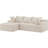 Cloud Sectional Couch In Two Boxes, Compressed Modular Sectional Sofa With Deep Seat-1535684993