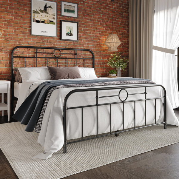 August Grove® Avier Metal Spindle Bed & Reviews | Wayfair