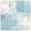Couvre-lit matelassé bleu patchwork abstrait toutes tailles-126684537