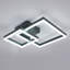 Square 52Cm 2-Light LED Flush Mount