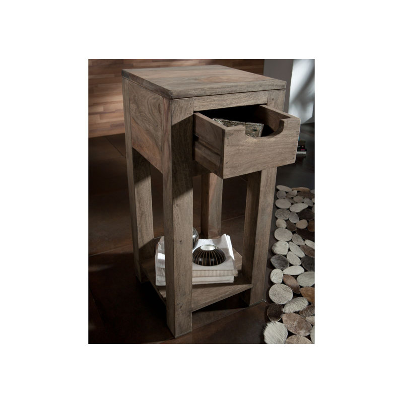 Nature Solid Wood End Table