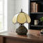 Lampe de table 11 "en verre coloré de style Tiffany avec base Dragonfly