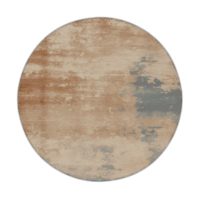 Overdyed Gray Indoor and Outdoor Area Rug