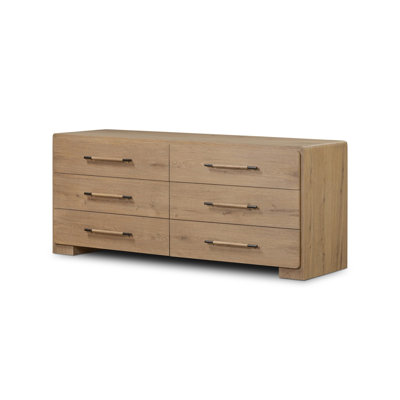 Eden 6 Drawer Dresser-Aged Smoked Oak