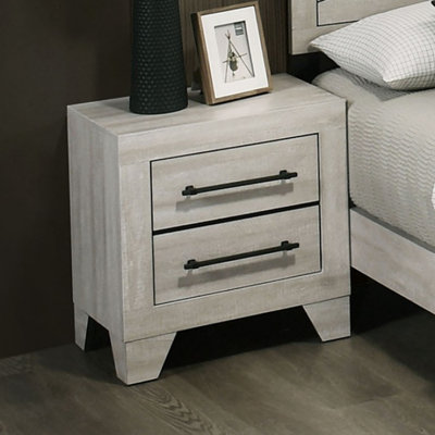 Table de chevet 2 tiroirs Jennilynn