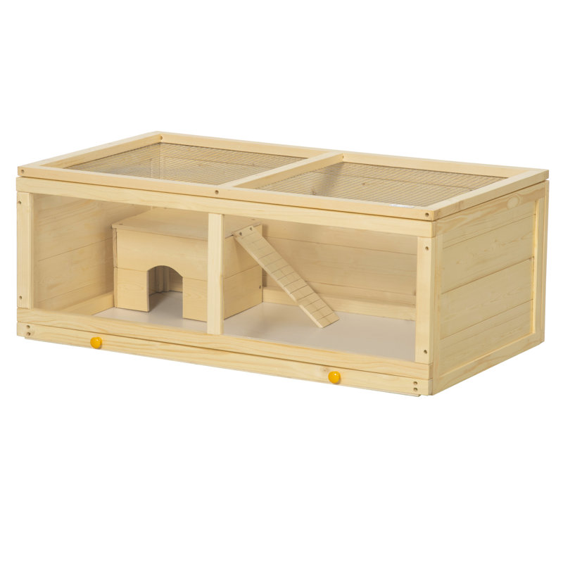Hamster Cage, Natural Wood