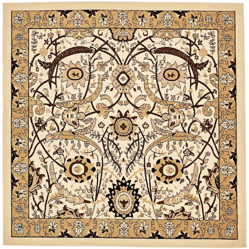 Tapis ivoire Britannia, Carré 8 pi