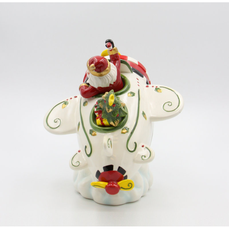 I Believe Santa Airplane Cookie Jar 