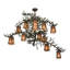 Pine Branch 12 - Light Chandelier