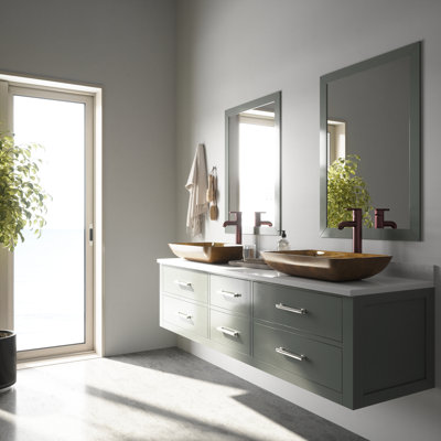 Lavabo de salle de bain rectangulaire Donatello