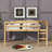 Twin Loft Bed With Guardrails And Ladder-721587283