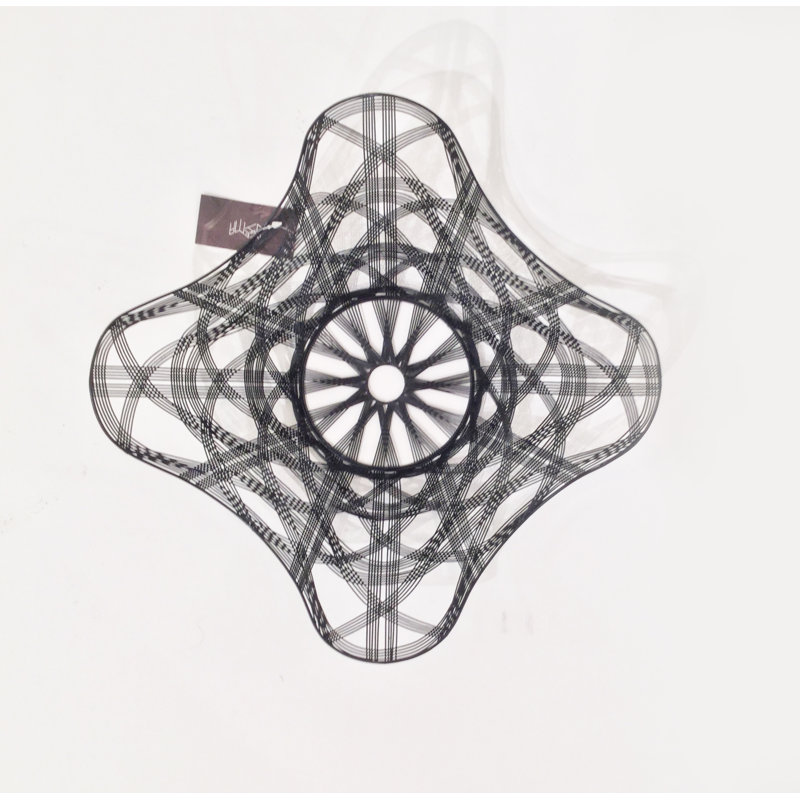 Papillon Iron Wire Tray, 6" H x 18.5" W x 18.5" D