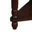Table de coin multifonctionnelle avec pieds et support en bois massif - 34,19 po Inspire Small Spaces,