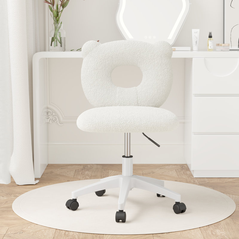 Cute & Cozy: la chaise de bureau adorable ultime pour votre espace de travail de rêve, Beige