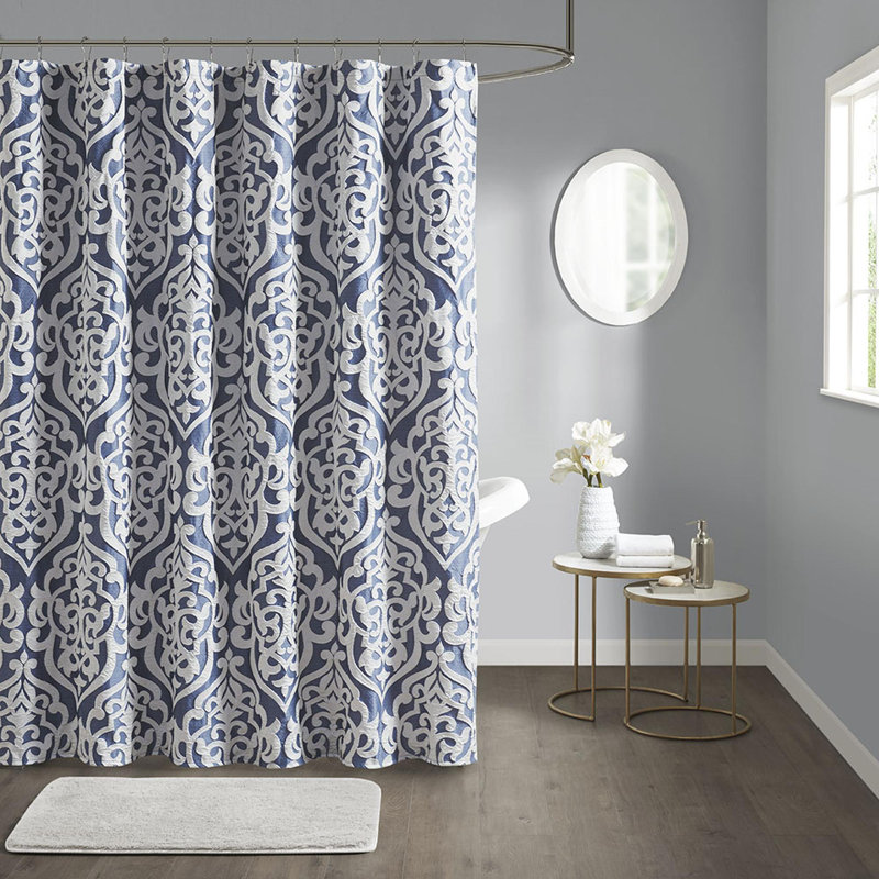 Rideau de douche Luxury, Bleu