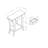 Shaleya 31.5'' W Rectangle Accent,Modern Console Table,Sofa Table with One Drawer and One Shelf