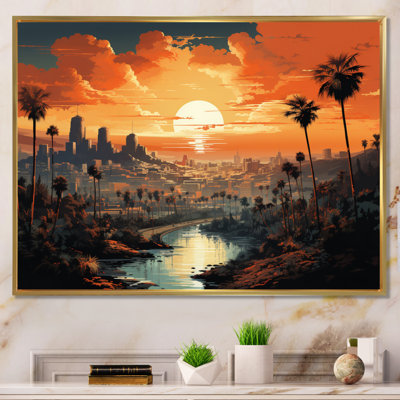 Los Angeles City Of Angels IV - Los Angeles Canvas Art
