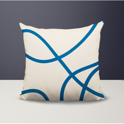 Vie Abstract Reversible Indoor/Outdoor Square Pillow
