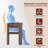 Modern PU Leather Upholstered Dining Chairs Set of 2