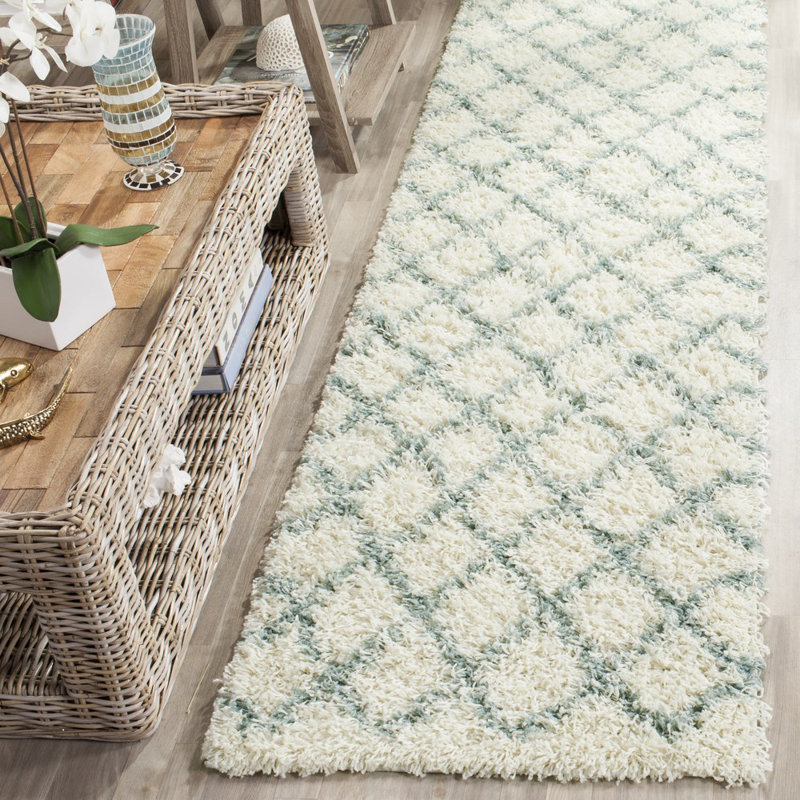 Skyleen Shag Performance Geometric Rug, Runner 2'3" x 8'