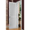 Porte standard en bois manufacturé à persiennes