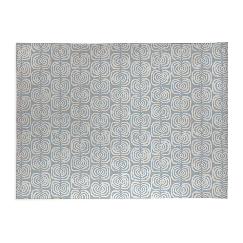 Paillasson d'intérieur The Way, L 24 po x L 36 po, Bleu ardoise