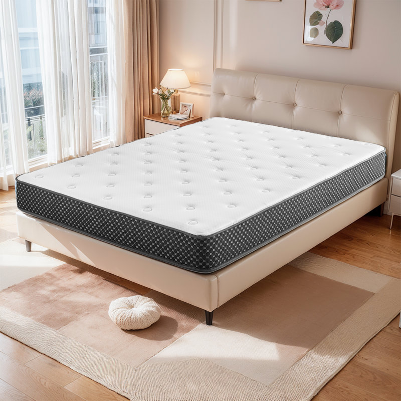 Matelas respirant en mousse viscoélastique gélifiée 6 pouces dans une boîte, Simple extra long