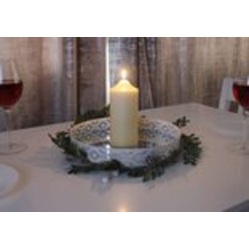 Vanilla Scented Pillar Candle, 16cm H x 7cm W x 7cm D