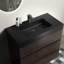 Armoire de salle de bain en noyer - 36 po avec lavabo, spacieuse pour salle de bain moderne 36 po, grands tiroirs-948449816-948449820-948449821