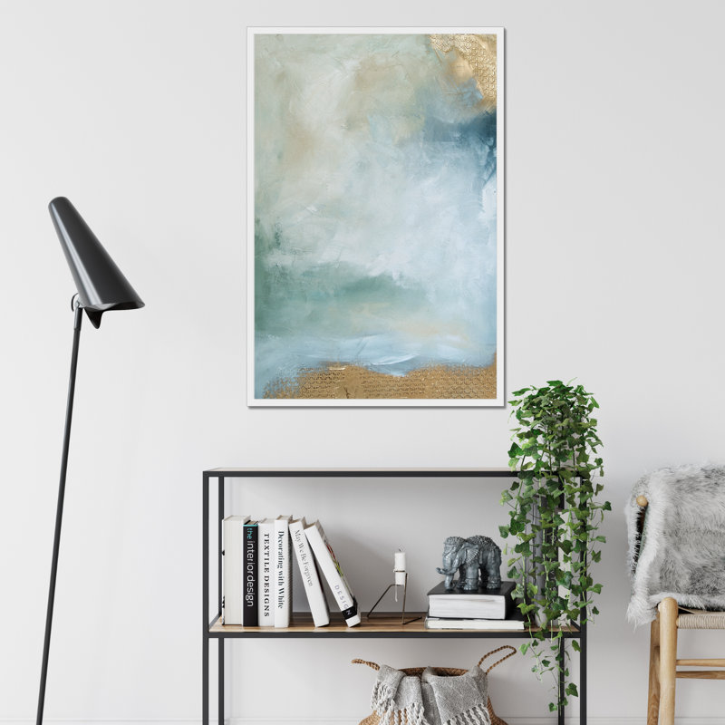 Imprint III by Julia Contacessi - Painting, 95cm H x 65cm W, White Framed Paper Print