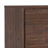 Lowry 41"W Solid Acacia Wood Modern Industrial 2-Door Sideboard Buffet with Storage Shelf and Metal Base