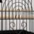 121cm Steel Pointed Top Floor Bird Cage with Wheels