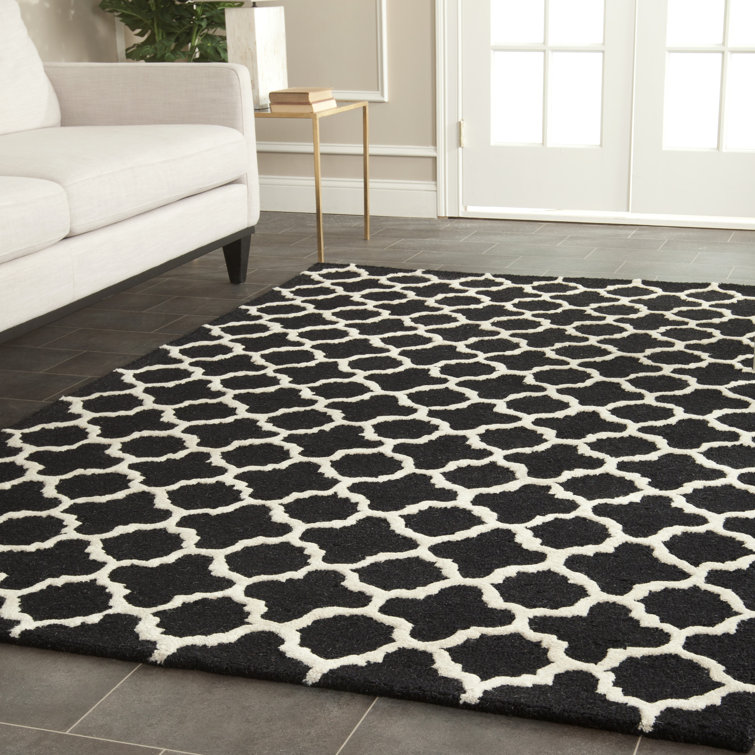 SantaMonica Geometric Wool Hand Woven Area Rug
